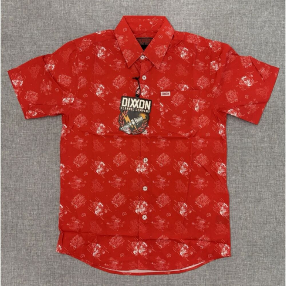 DIXXON Flannel Company Men's The 350 Mechanic Party Shirt Button Down Size M NEW